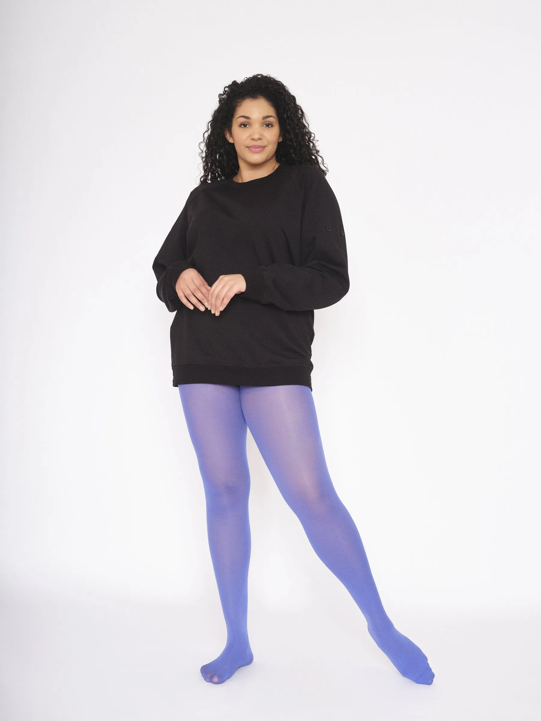 Opaque Tights 50 Denier Classic Blue - ELLE