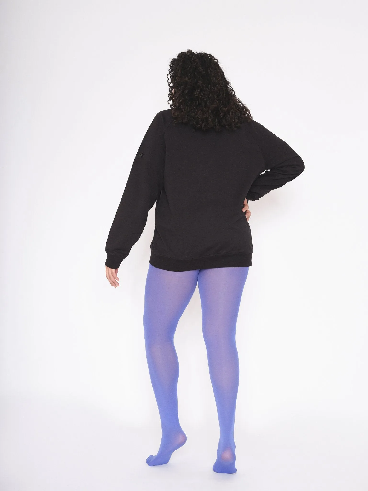 Opaque Tights 50 Denier Classic Blue - ELLE