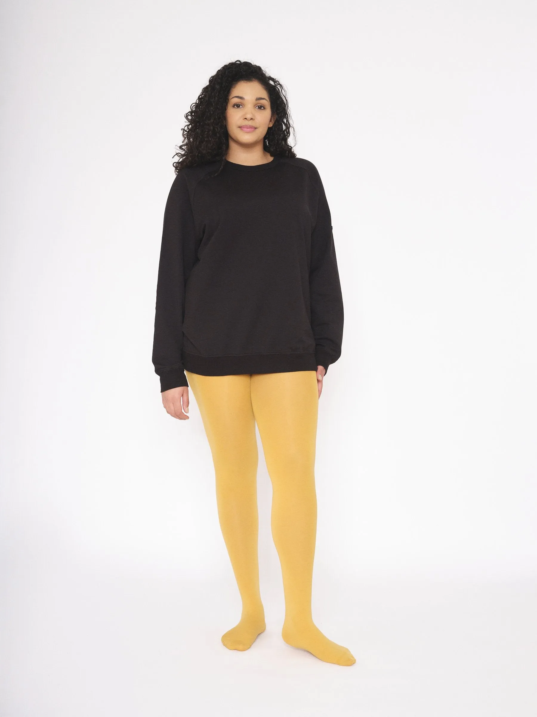 Opaque Tights 80 Denier Spicy Mustard - ELLE