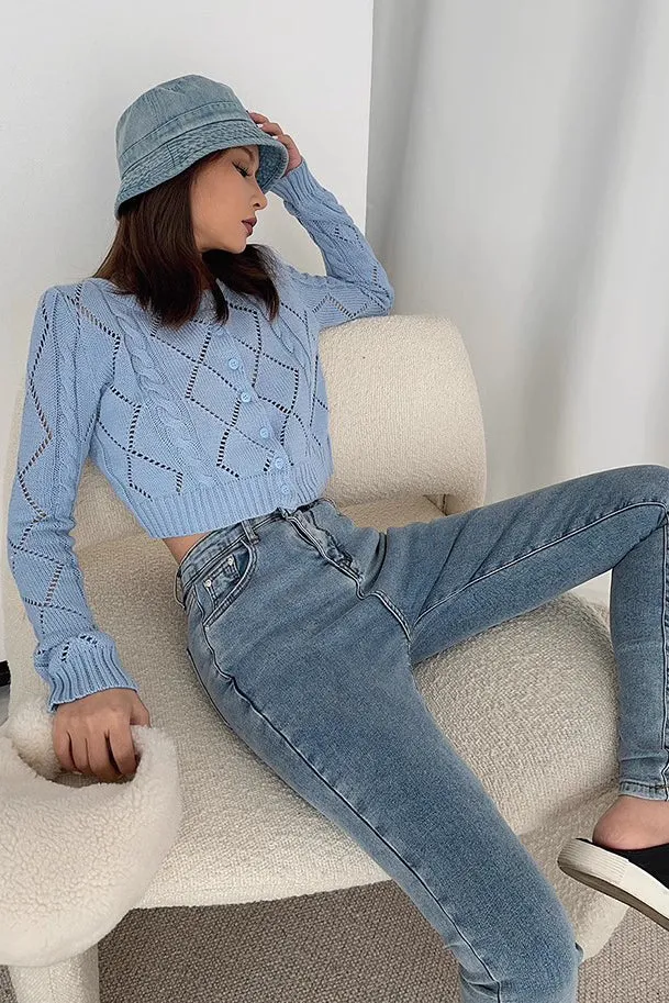 Open Front Cardigan Sweaters Buttoned Front Knit Outwear Coats