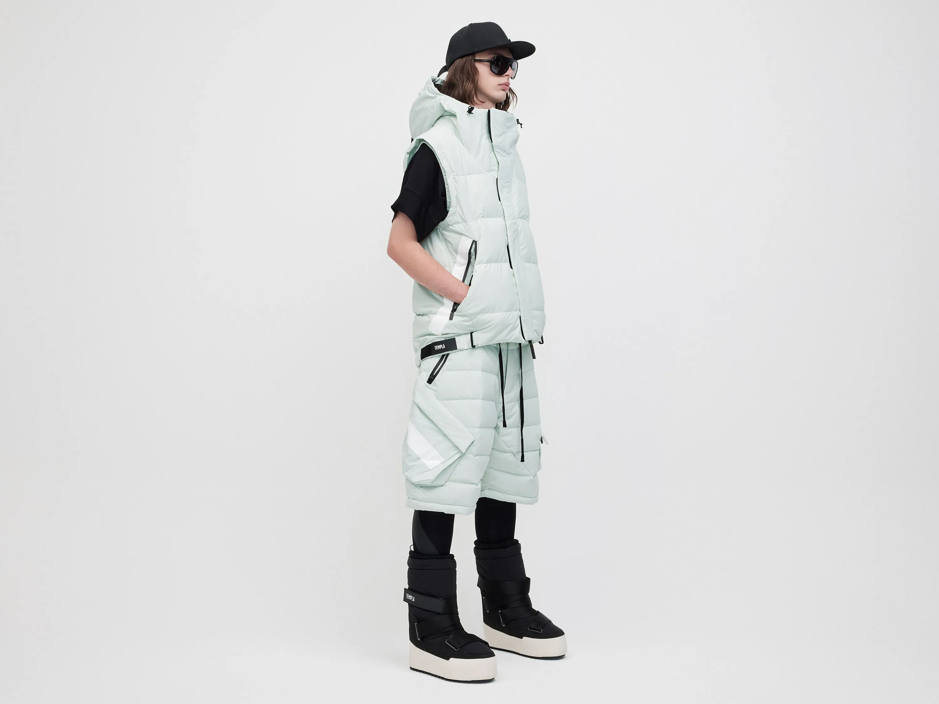 Parallax Down Vest - Matcha