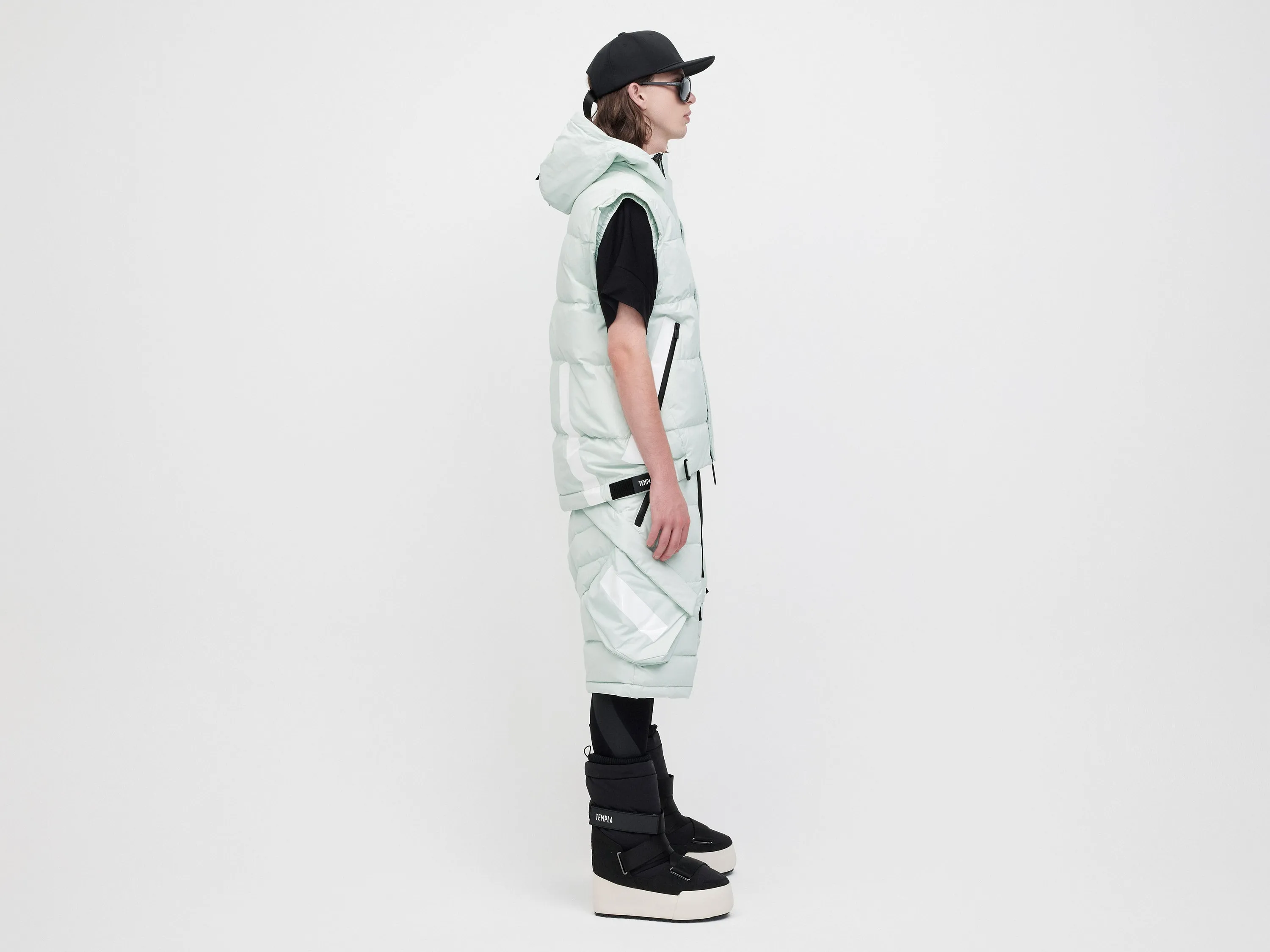 Parallax Down Vest - Matcha
