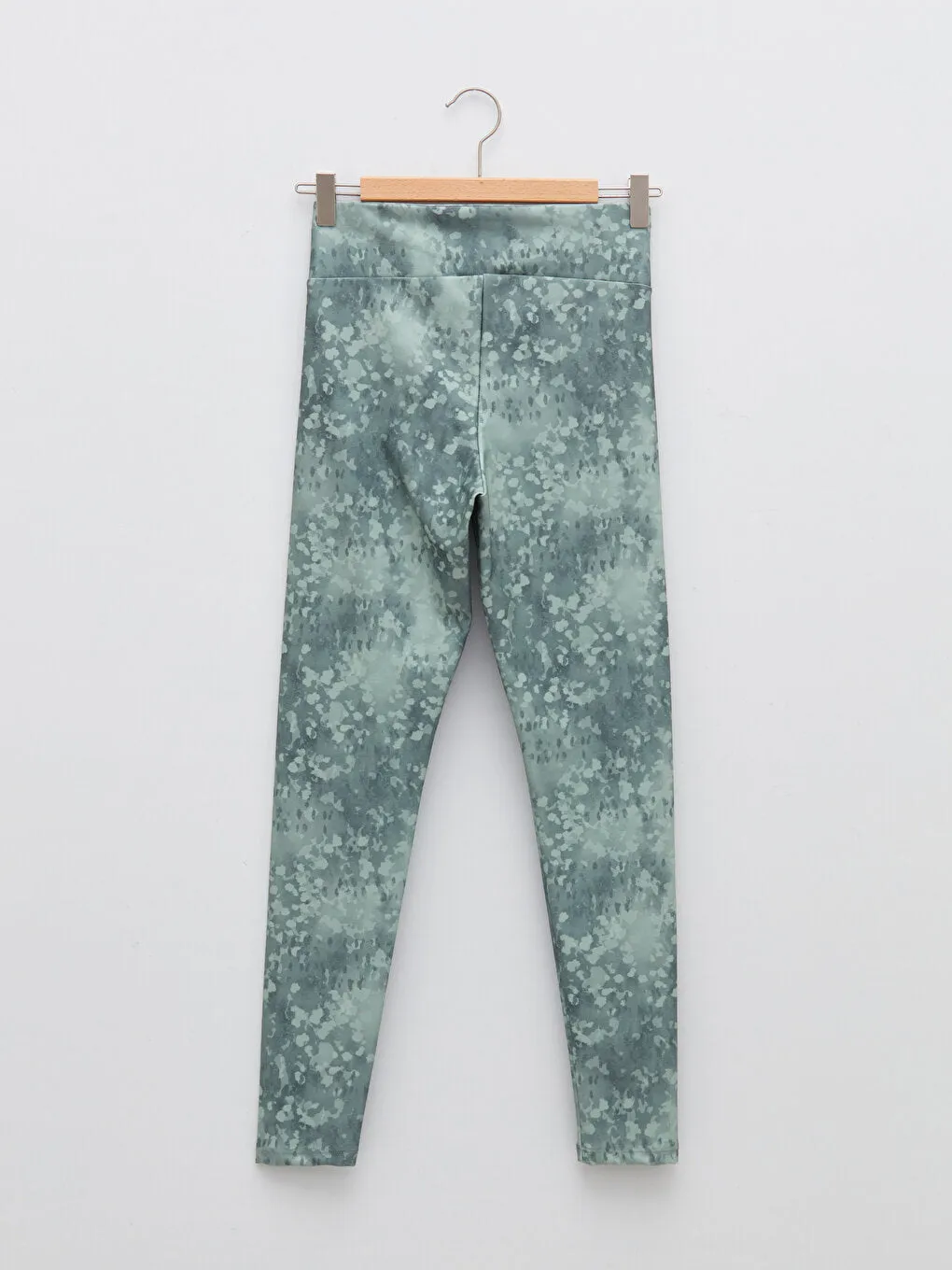 Patterned Women's Sports Leggings with Elastic Waist