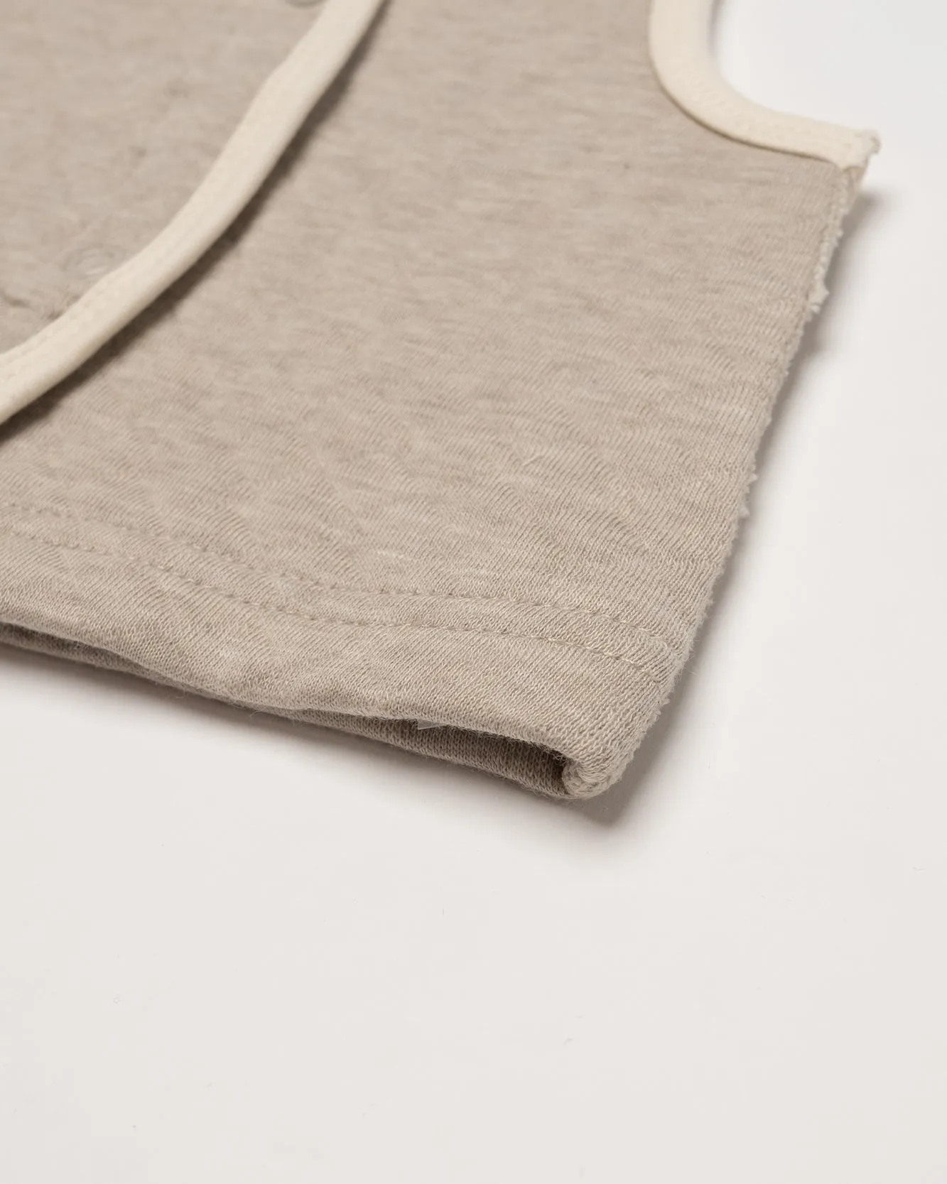 Peter Pan Collar Padded Vest