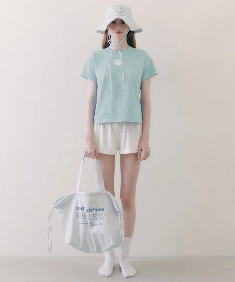 PIV'VEE 100% T-Shirt - Mist Blue
