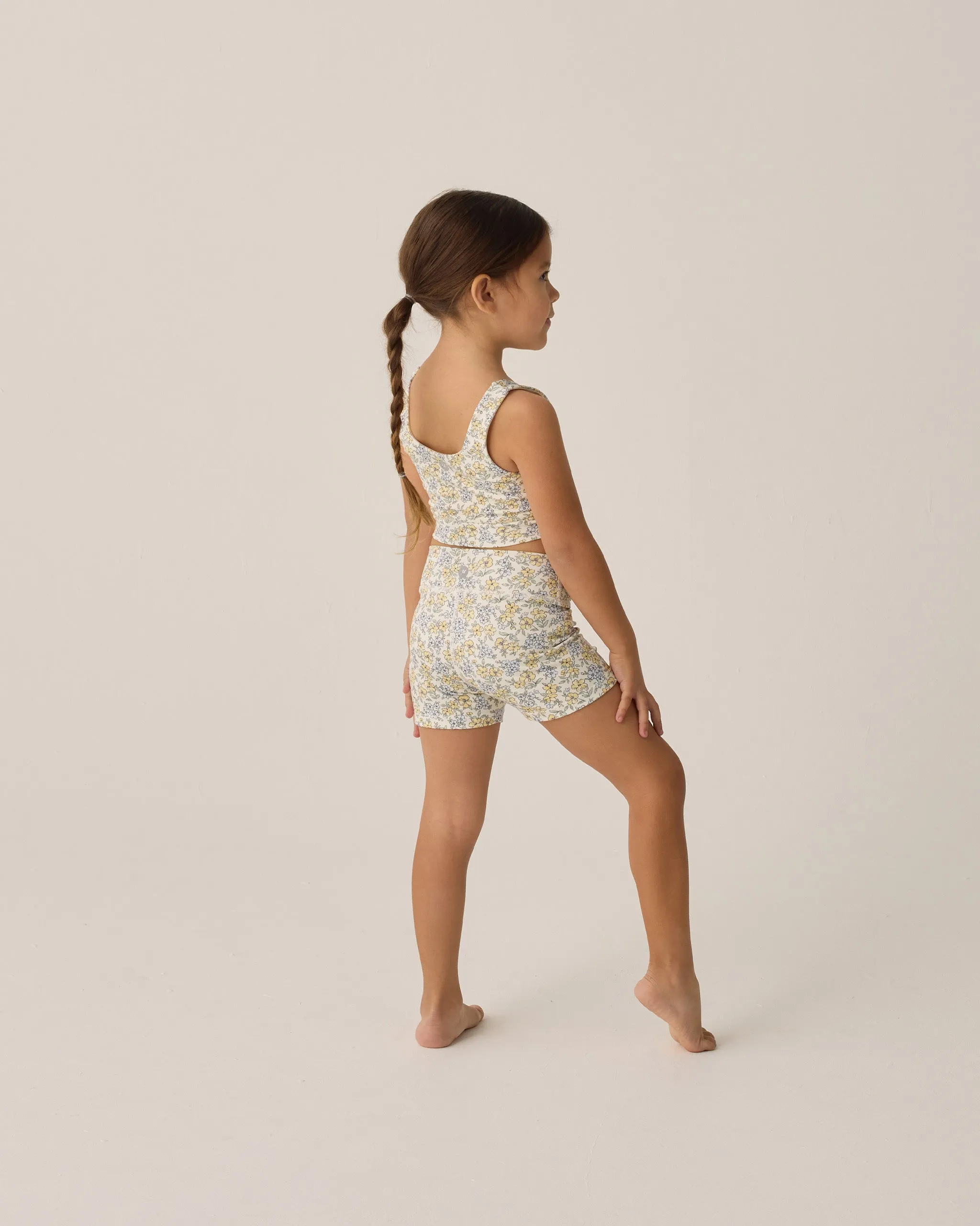 Play by Rylee & Cru Shortie Short - Bloom Ivory