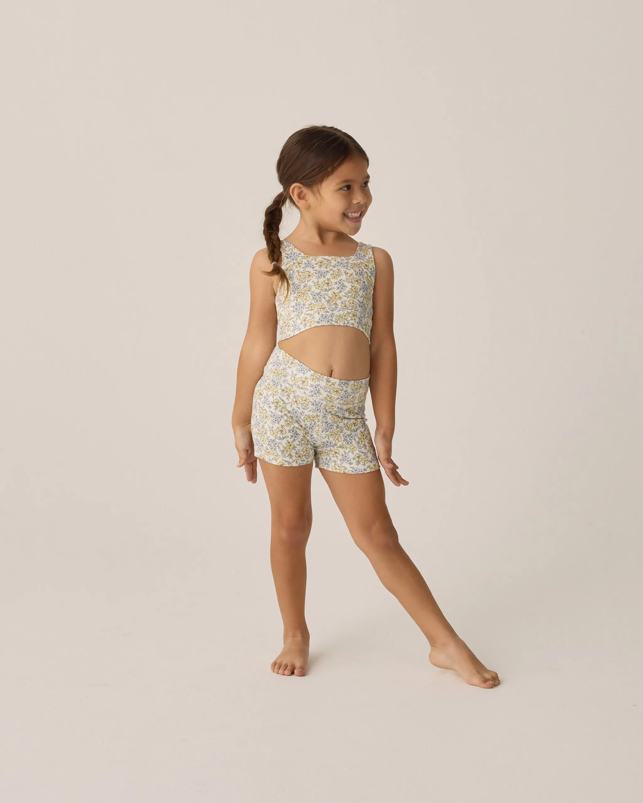 Play by Rylee & Cru Shortie Short - Bloom Ivory