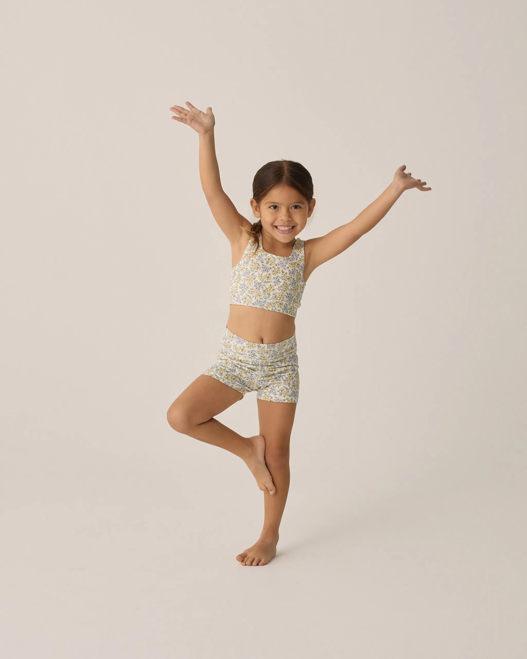 Play by Rylee & Cru Shortie Short - Bloom Ivory