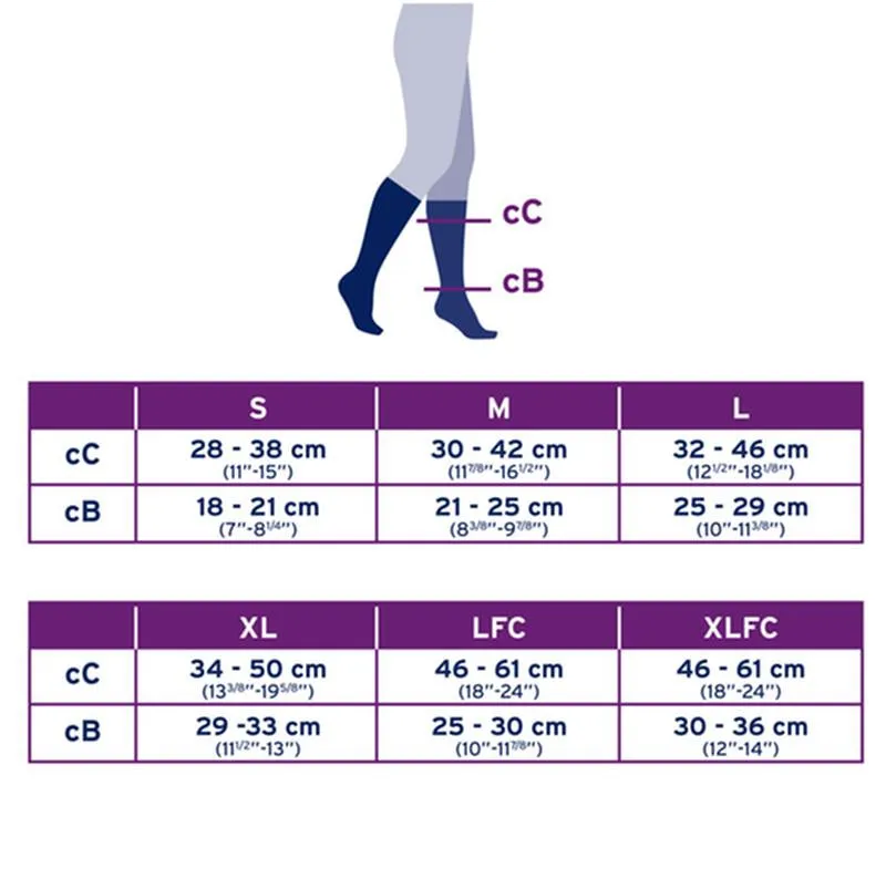 PR/1 JOBST ACTIVEWEAR UNISEX, KNEE HIGH, 30-40MMHG, XL, FULL CALF, WHITE, CLOSED TOE