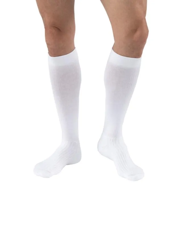 PR/1 JOBST ACTIVEWEAR UNISEX, KNEE HIGH, 30-40MMHG, XL, FULL CALF, WHITE, CLOSED TOE