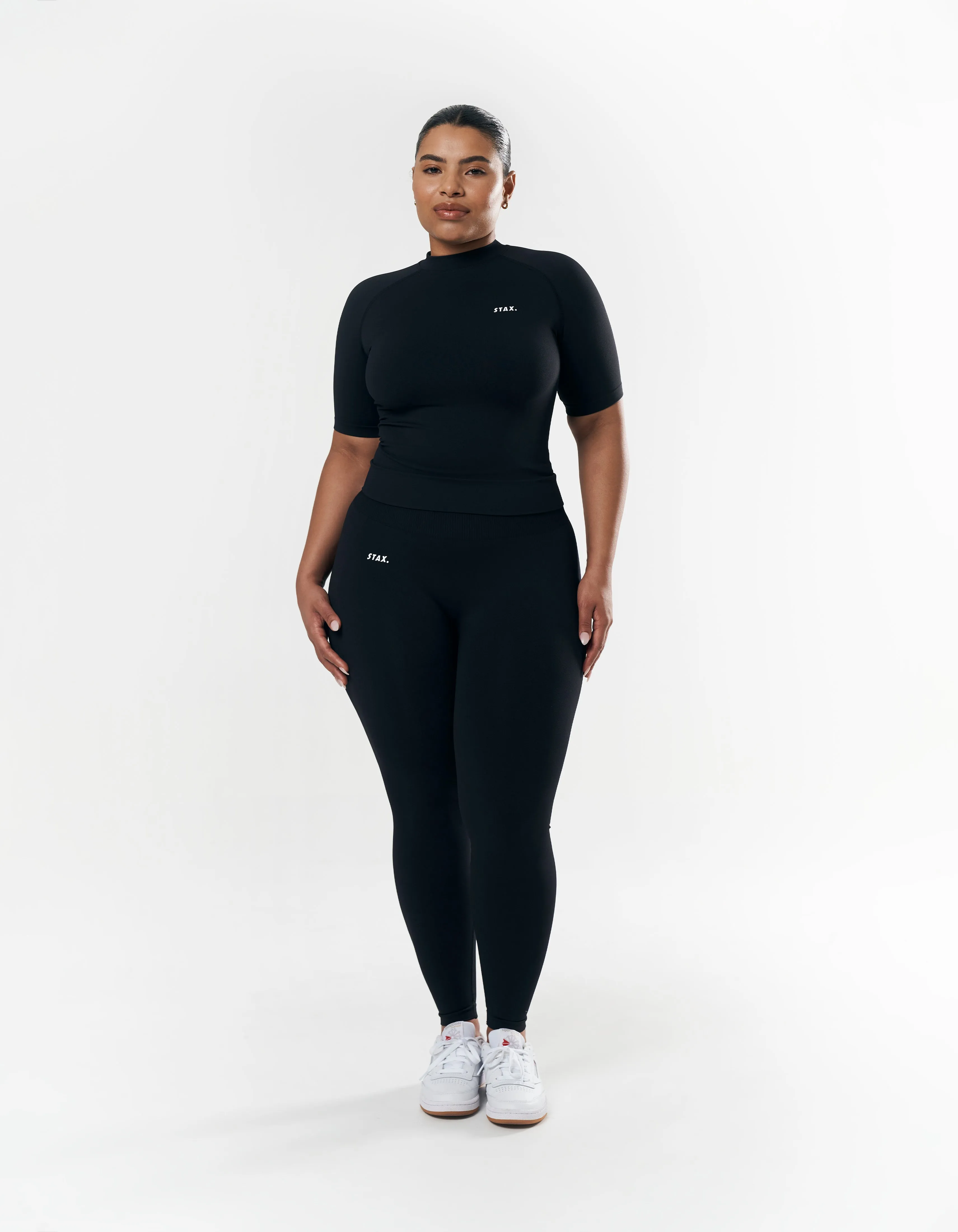 Premium Seamless High Neck Tee - Astro