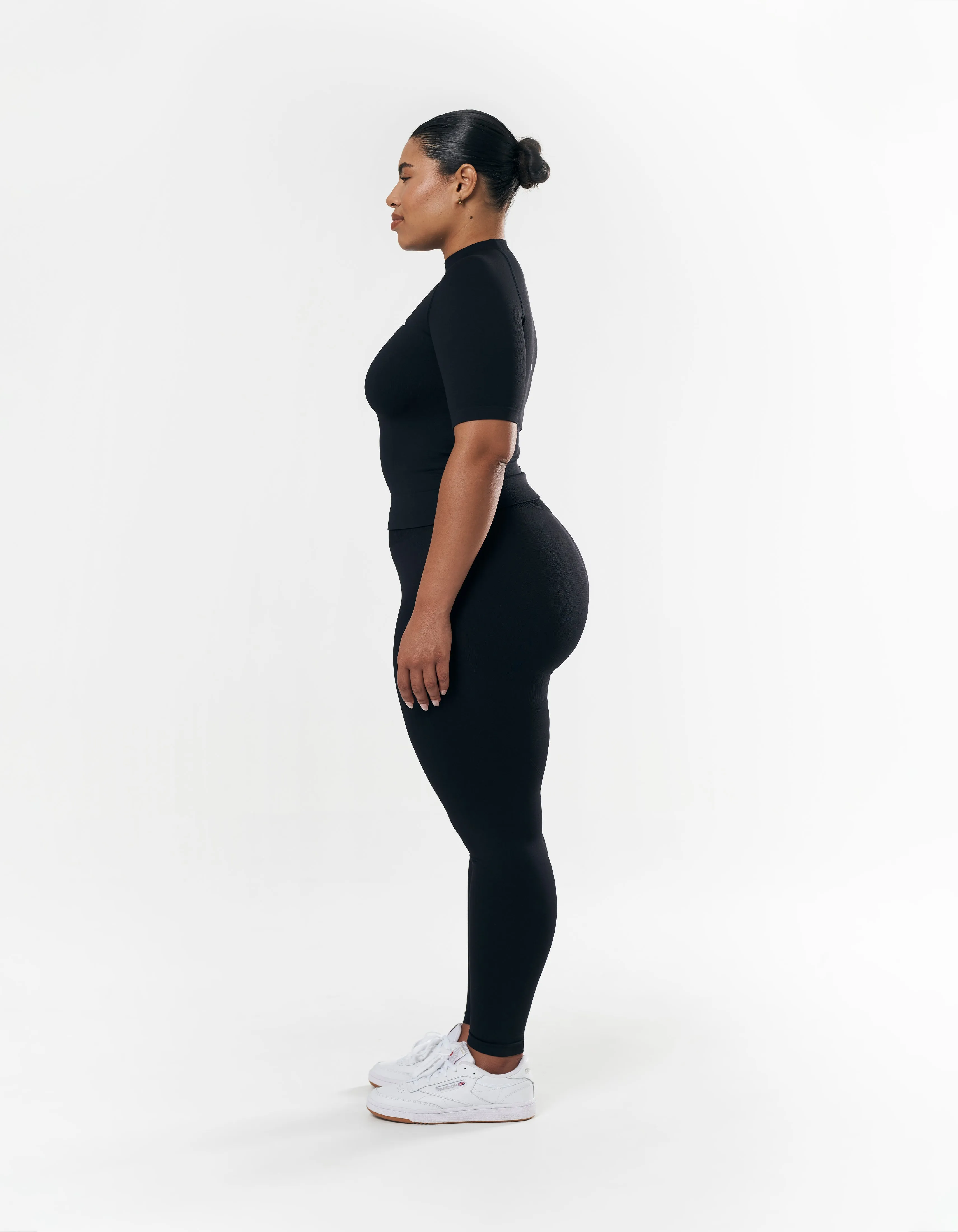 Premium Seamless High Neck Tee - Astro