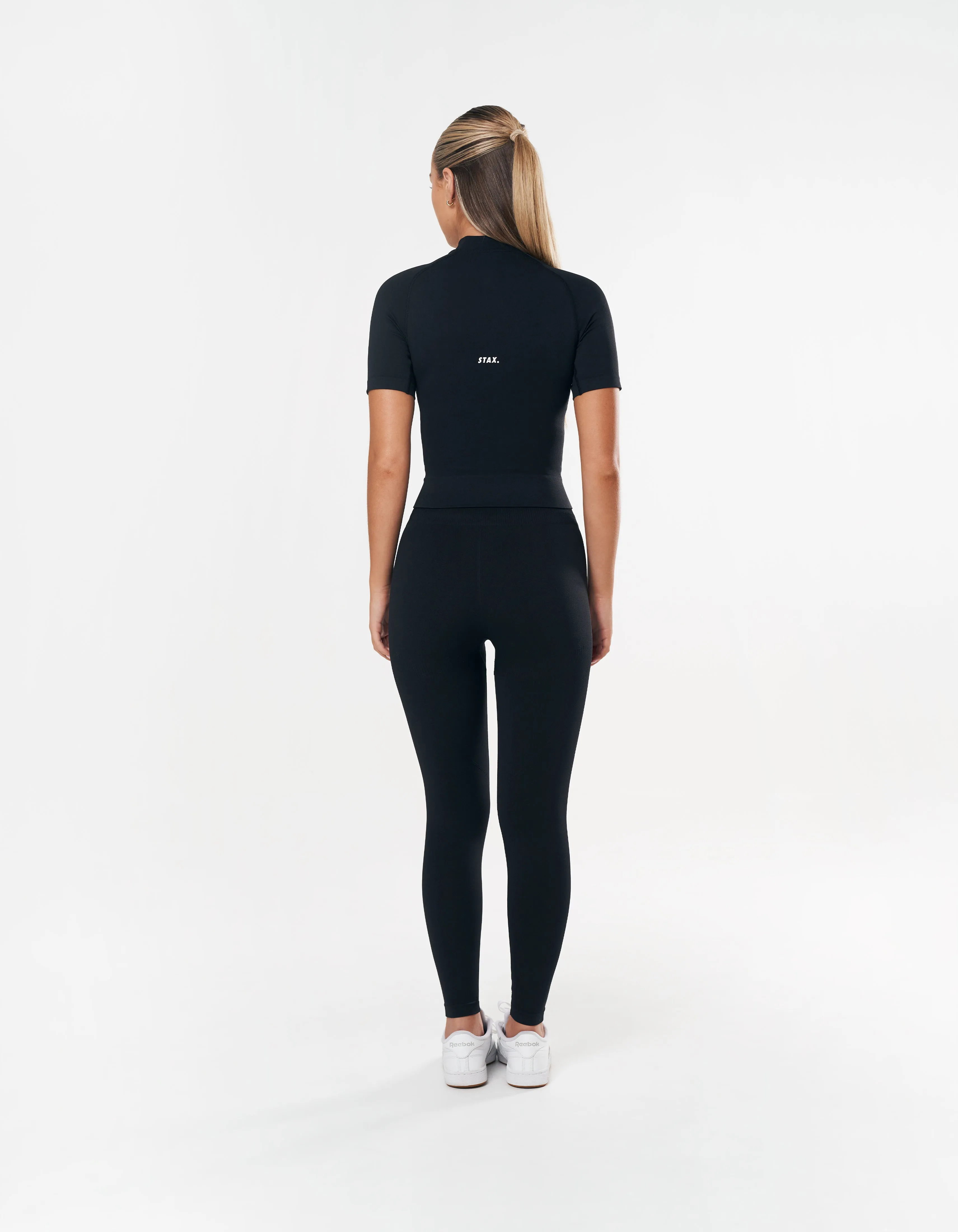 Premium Seamless High Neck Tee - Astro