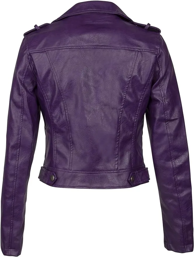 Pretty Attitude Faux Leather Jacket
