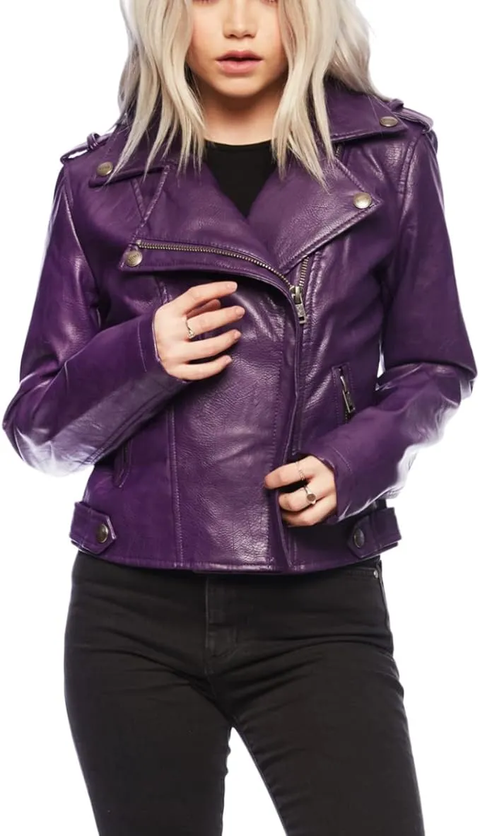 Pretty Attitude Faux Leather Jacket