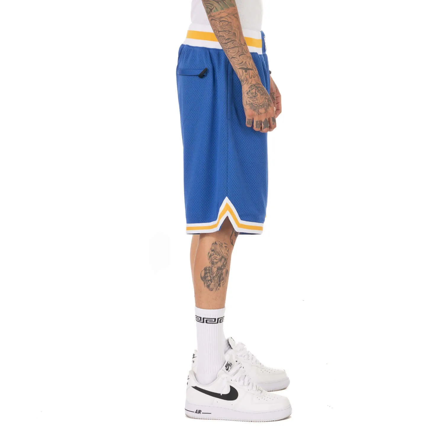 Pro Club Classic Basketball Shorts - TrueBlue/White