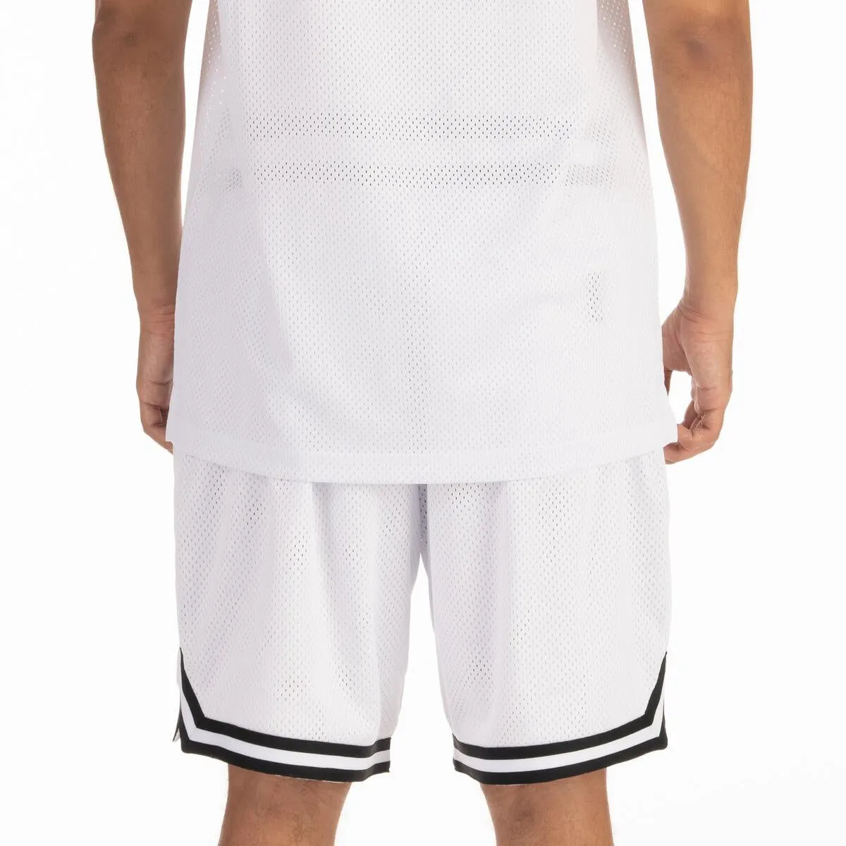 Pro Club  Classic Basketball Shorts - White/Black