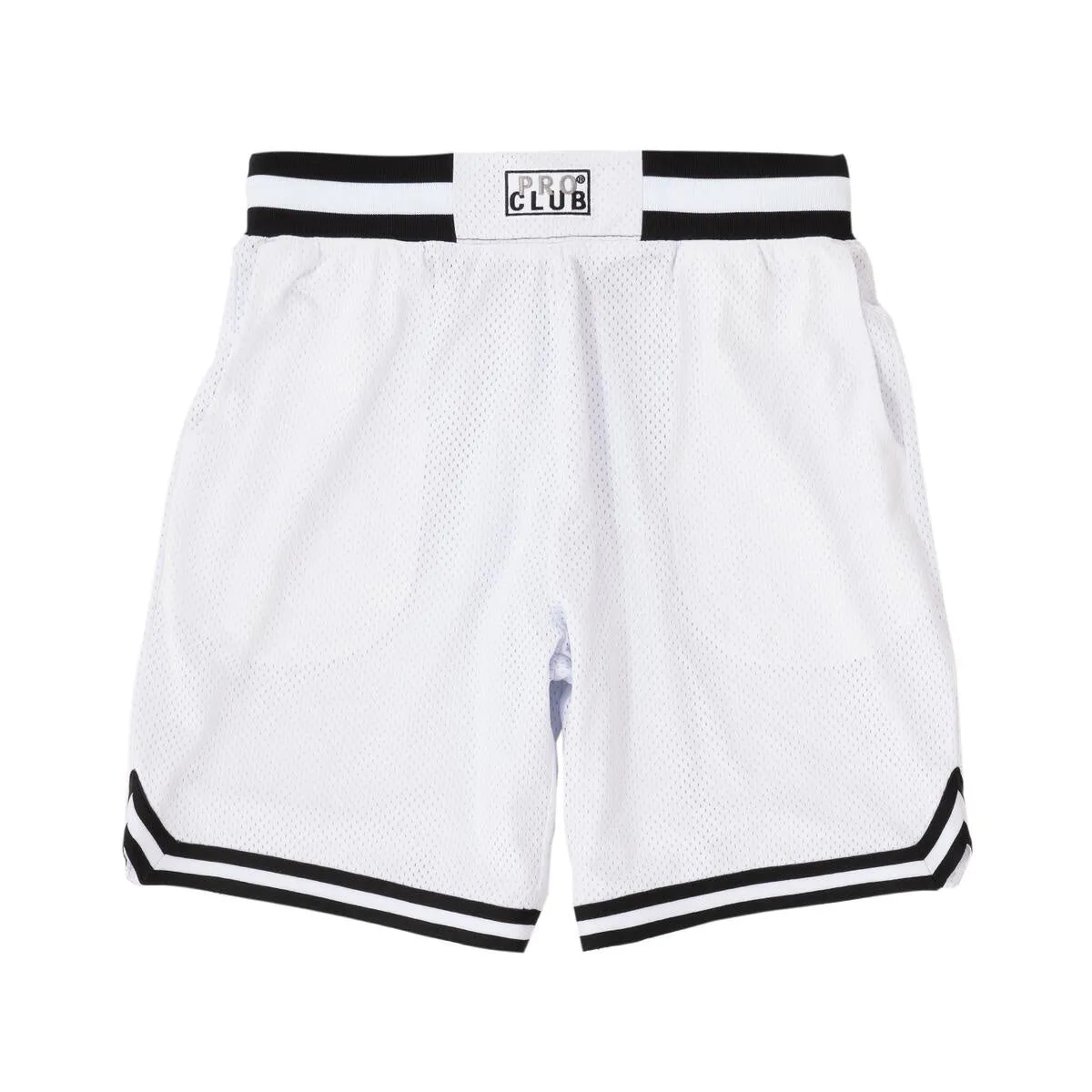 Pro Club  Classic Basketball Shorts - White/Black