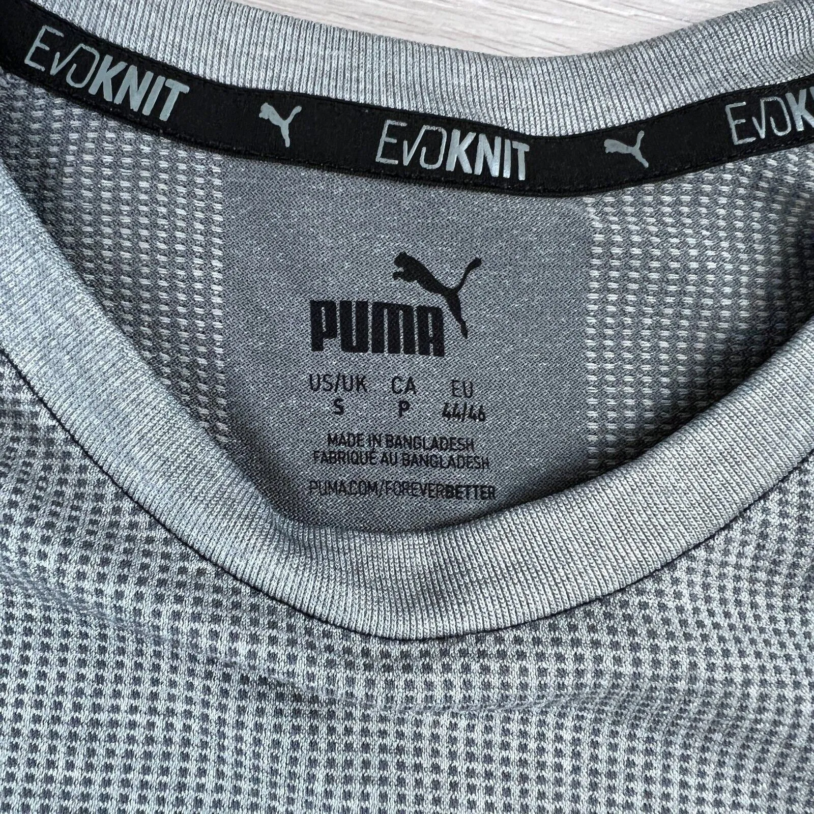 Puma EvoKnit Mens Activewear T-Shirt Size Small