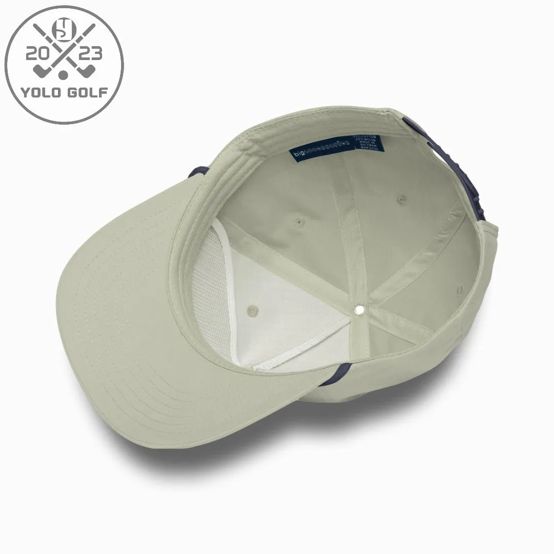 "Ace" Golf Rope Cap (White Teal Embroidery)