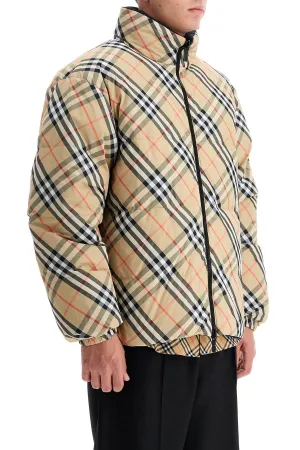 reversible nylon down jacket