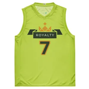 ROYALTY BY XCLUSIF POETIX LIGHT GREEN unisex basketball jersey