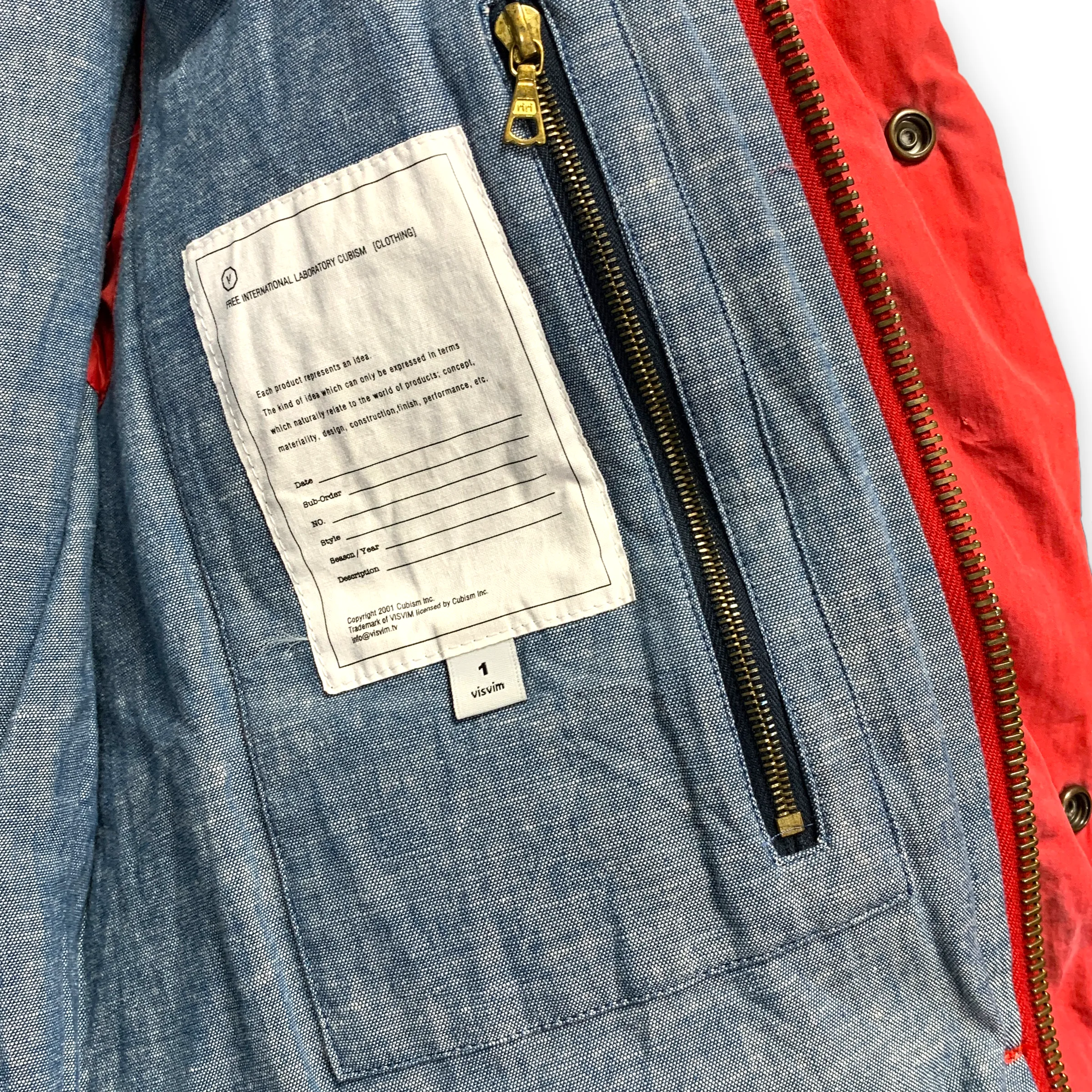 [S] Visvim Adventura Hooded Down Jacket Red