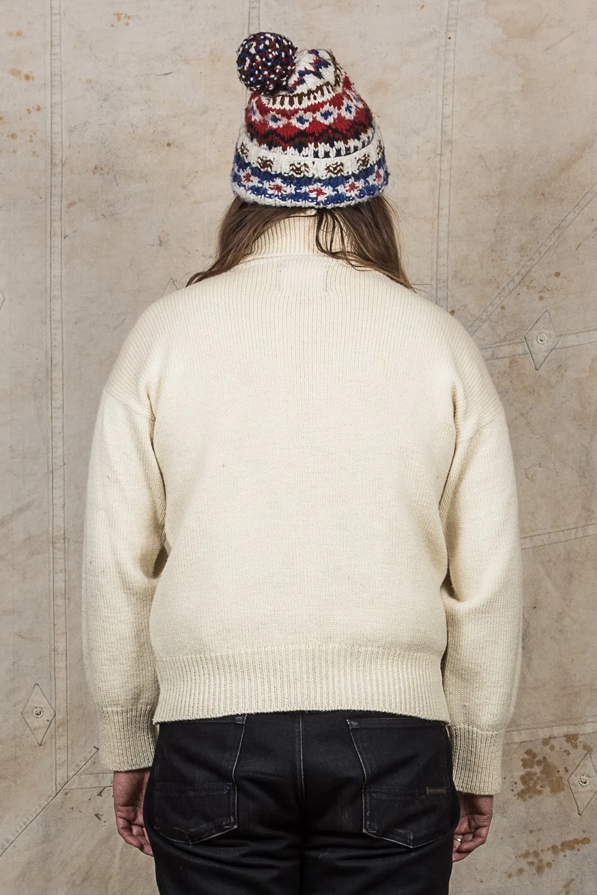 Second Hand Nigel Cabourn Rollneck Submariner Wool Sweater EU 52