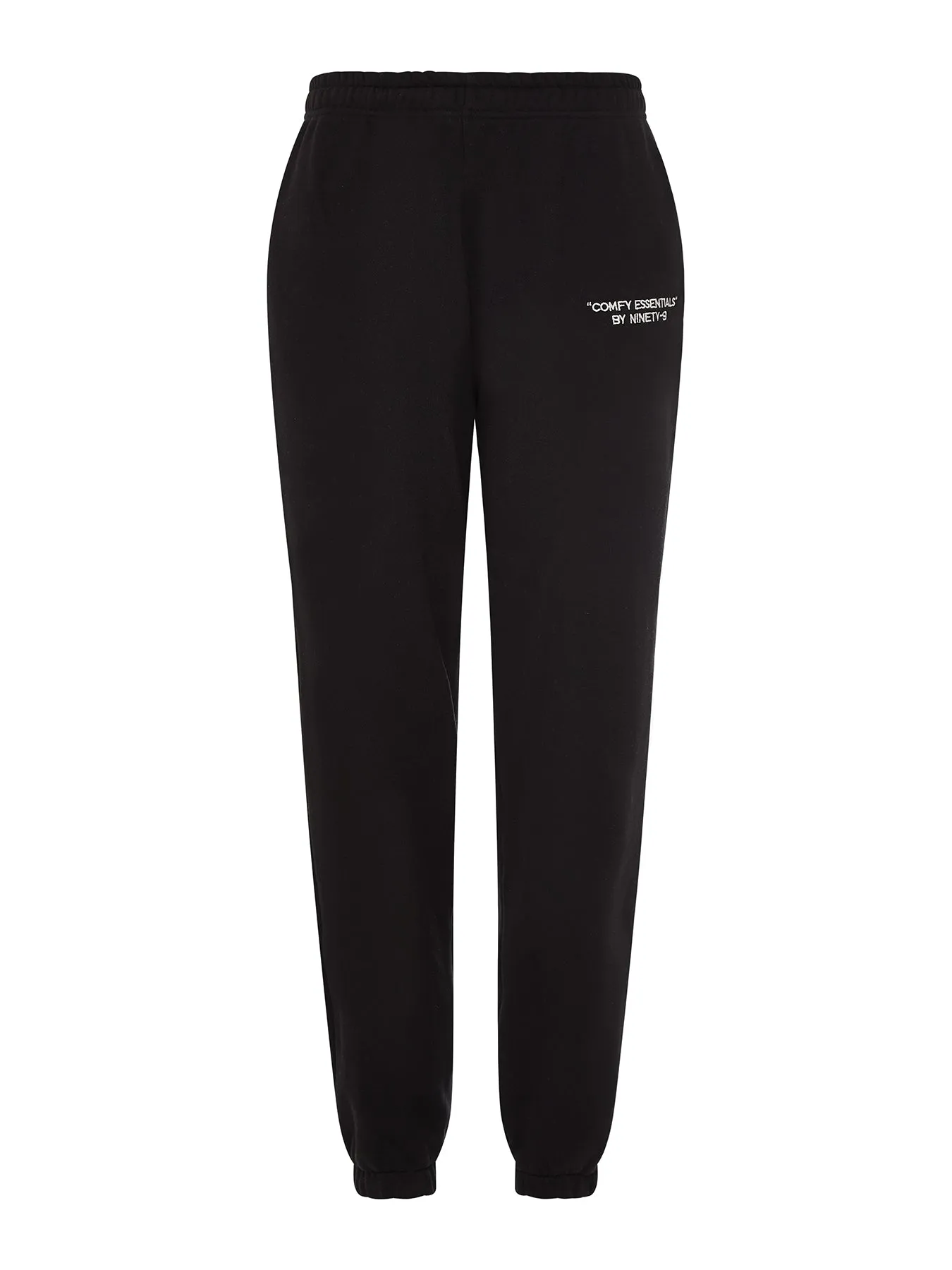 SET - ESSENTIALS - COLLEGE SWEATER AND SWEATPANTS • BLACK
