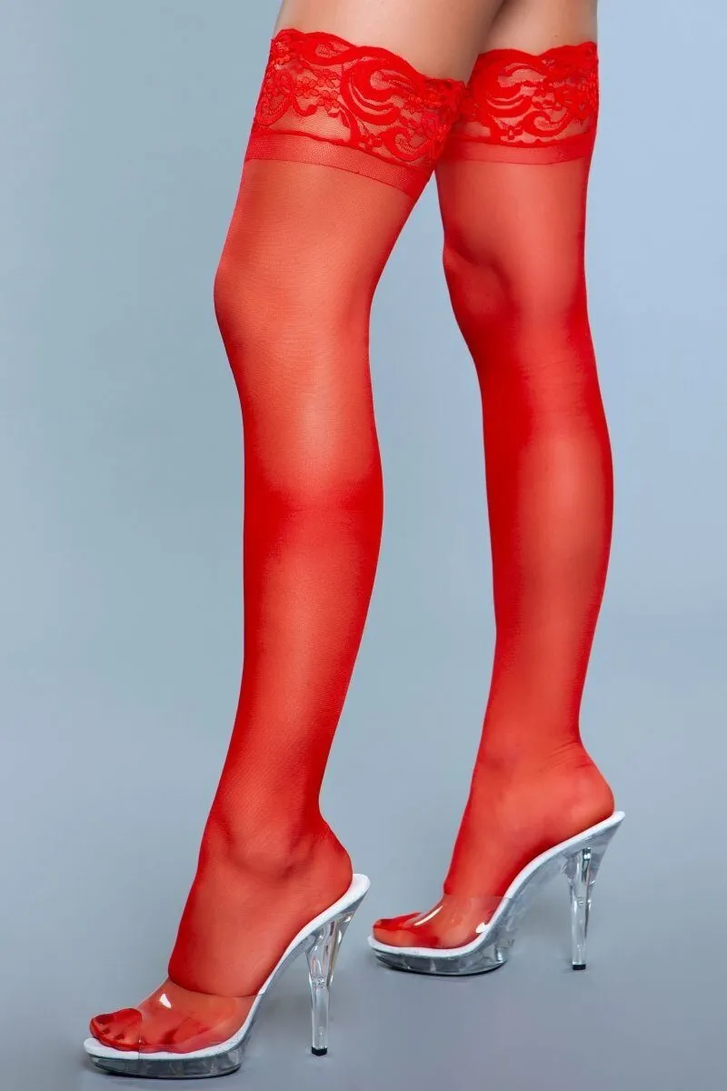 Sheer Stay Up Thigh Highs