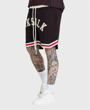 Sik Silk Ss-20236 Retro Basketball Shorts Black