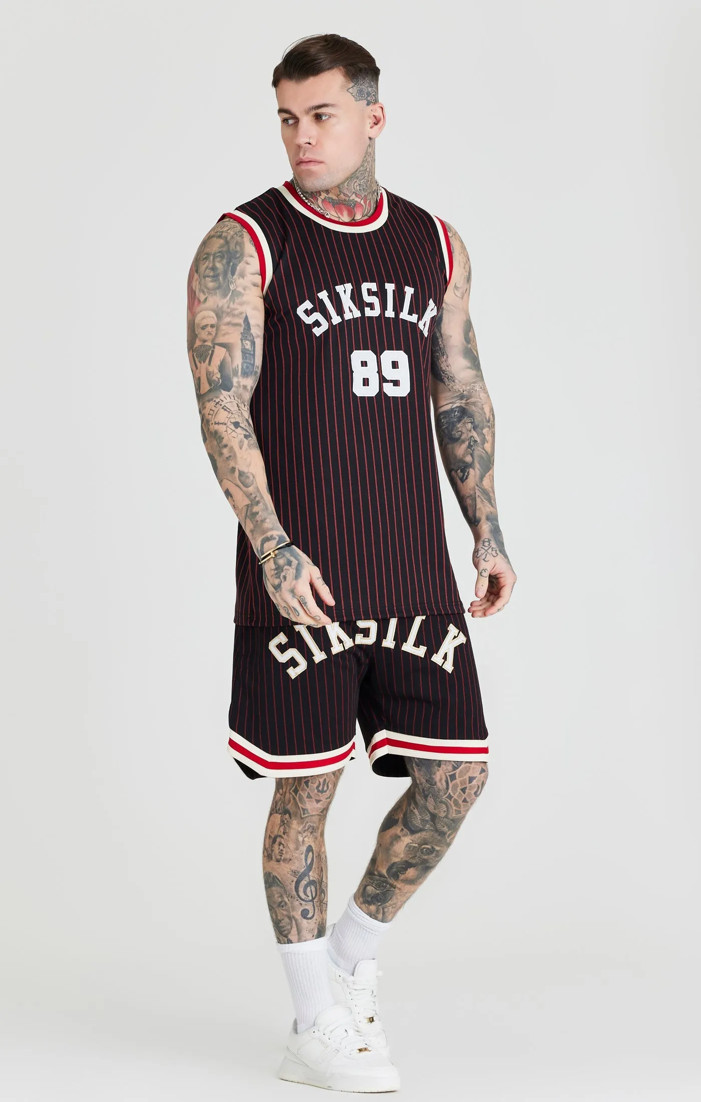 Sik Silk Ss-20236 Retro Basketball Shorts Black