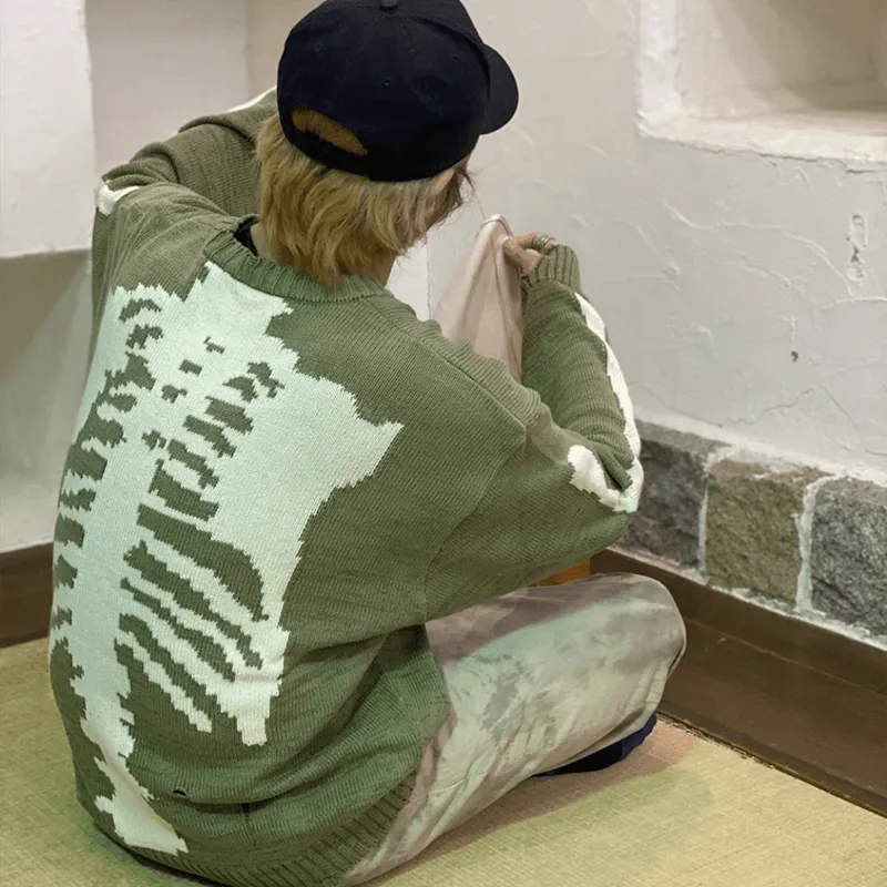 Skeleton Bone Sweater