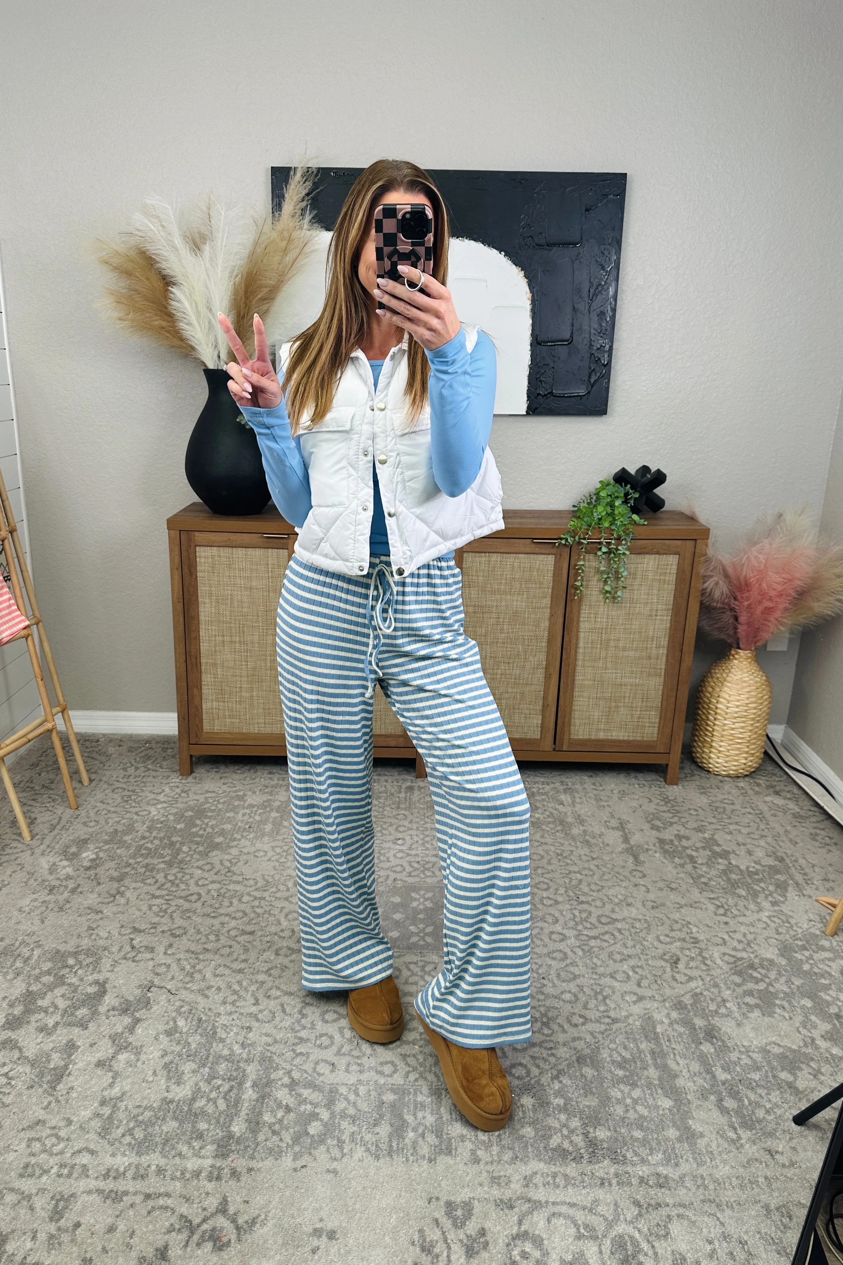 Snobbish Snap Down Quilted Crop Vest