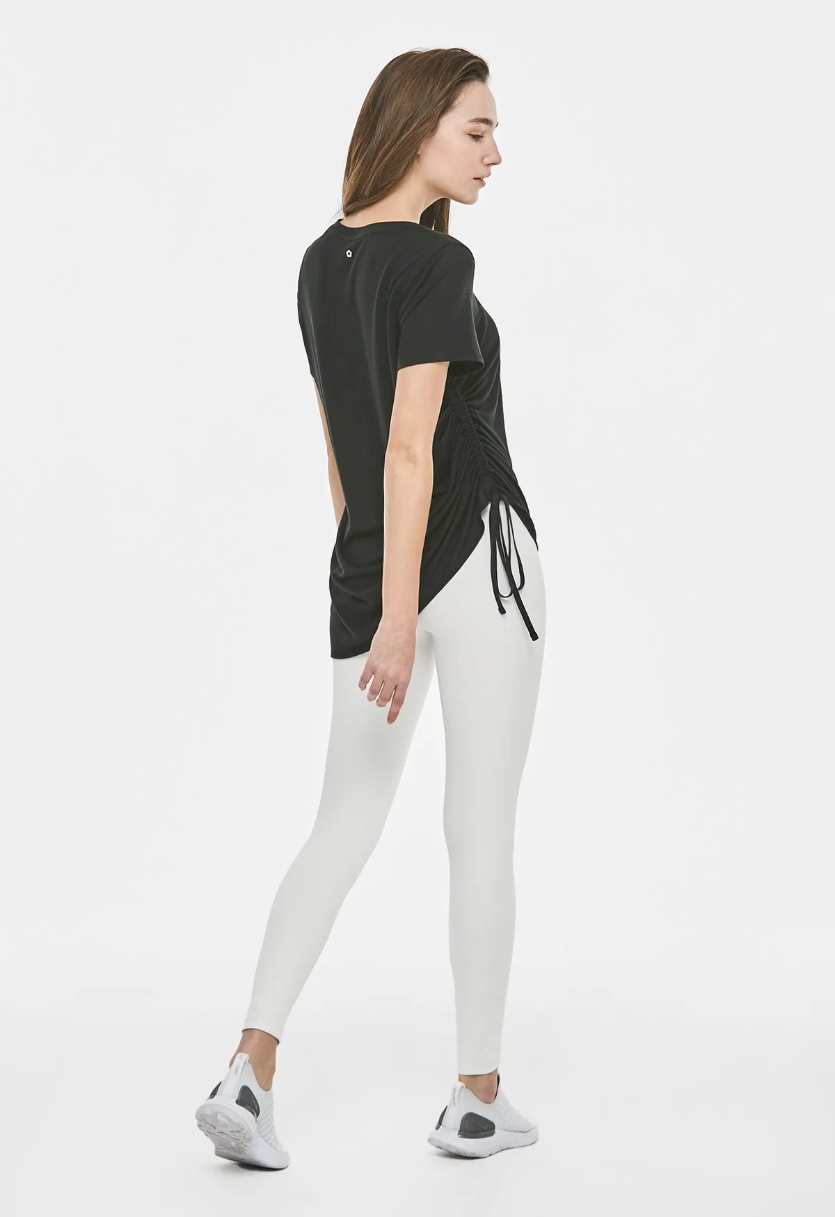 Soften Flow Shirring Short Sleeve