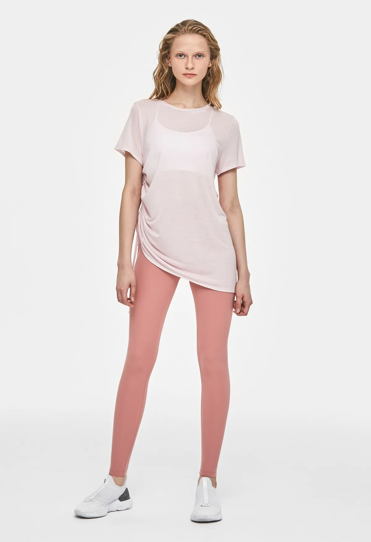 Soften Flow Shirring Short Sleeve