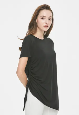 Soften Flow Shirring Short Sleeve
