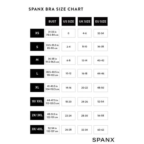 Spanx Bra-llelujah Full Coverage Bra Very Black 34D