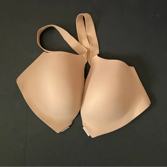 SPANX® Bra-llelujah!® Wireless Bra, Women’s size 34D Lightly Lined, tan color.