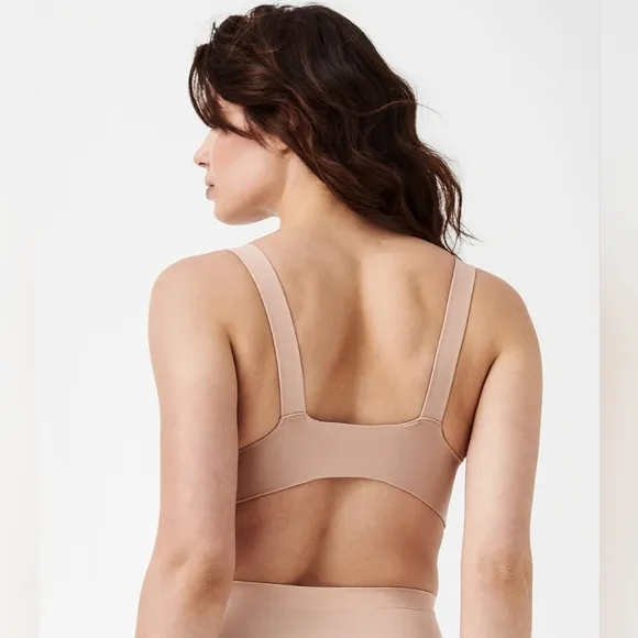 Spanx Brallelujah Lightly Lined Full Coverage Bra Bundle Pink and Blue 34DD