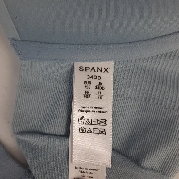 Spanx Brallelujah Lightly Lined Full Coverage Bra Bundle Pink and Blue 34DD