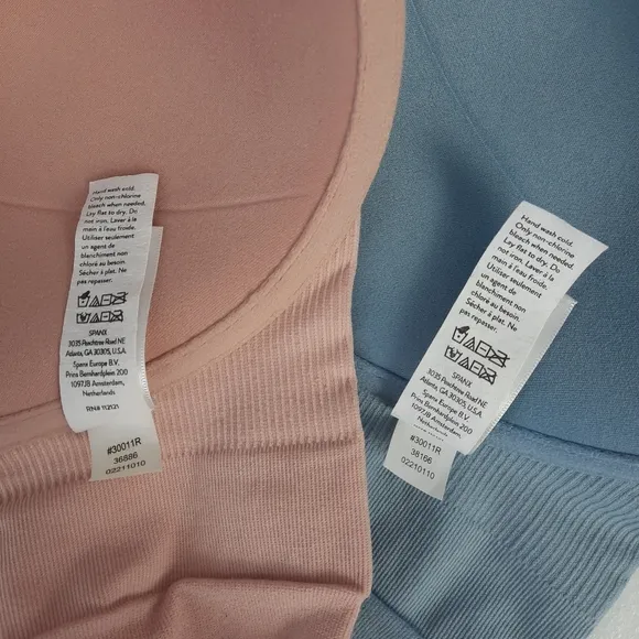 Spanx Brallelujah Lightly Lined Full Coverage Bra Bundle Pink and Blue 34DD
