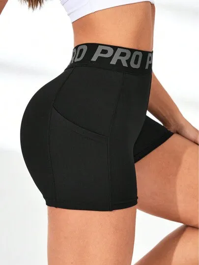 Sport Studio High-Waisted Slim Sport Shorts – Tummy Control, Butt-Lifting & Pockets