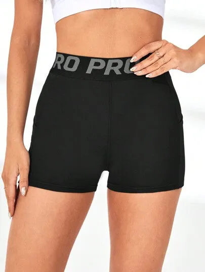 Sport Studio High-Waisted Slim Sport Shorts – Tummy Control, Butt-Lifting & Pockets