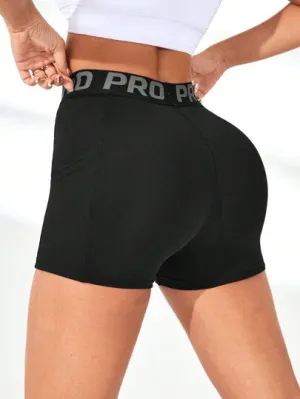 Sport Studio High-Waisted Slim Sport Shorts – Tummy Control, Butt-Lifting & Pockets