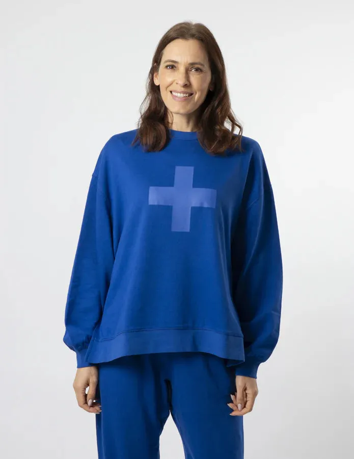 SUNDAY SWEATER COBALT CRUSH