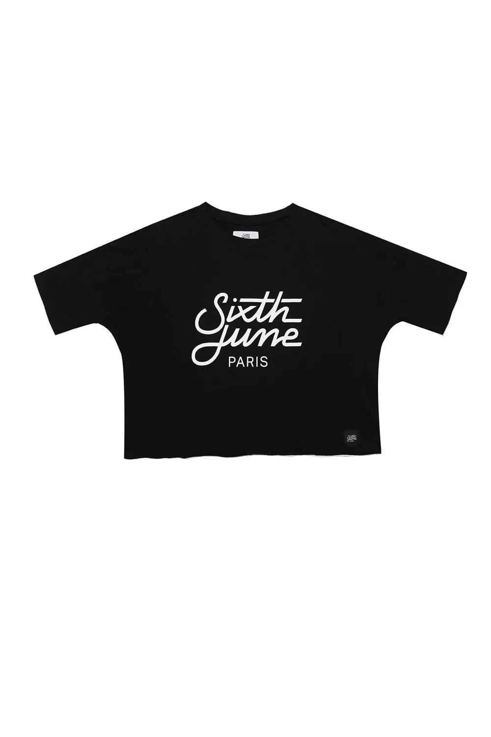 T-shirt large logo Sport noir W2403KTS