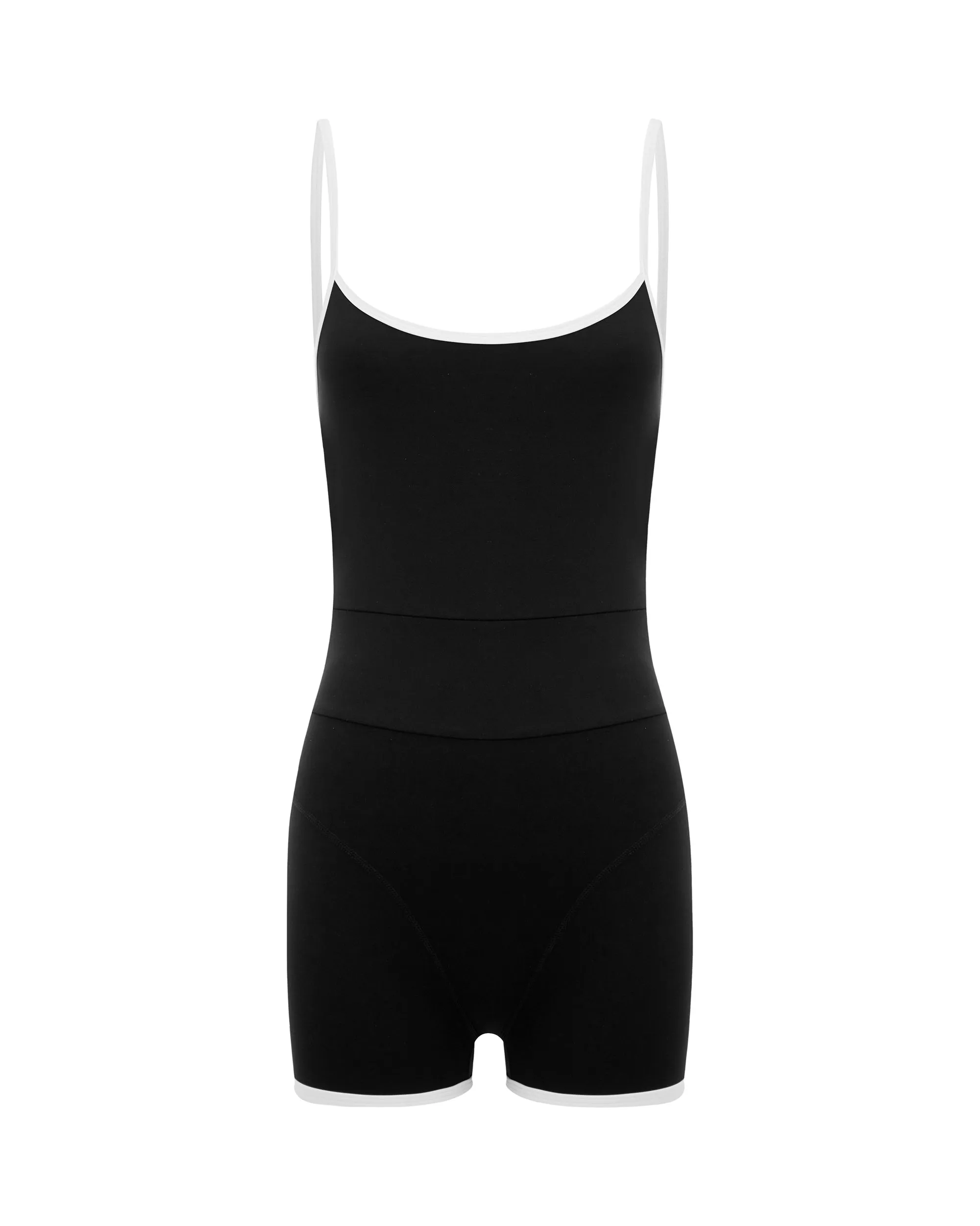THE CONTOUR ULTRA ONESIE - BLACK   WHITE