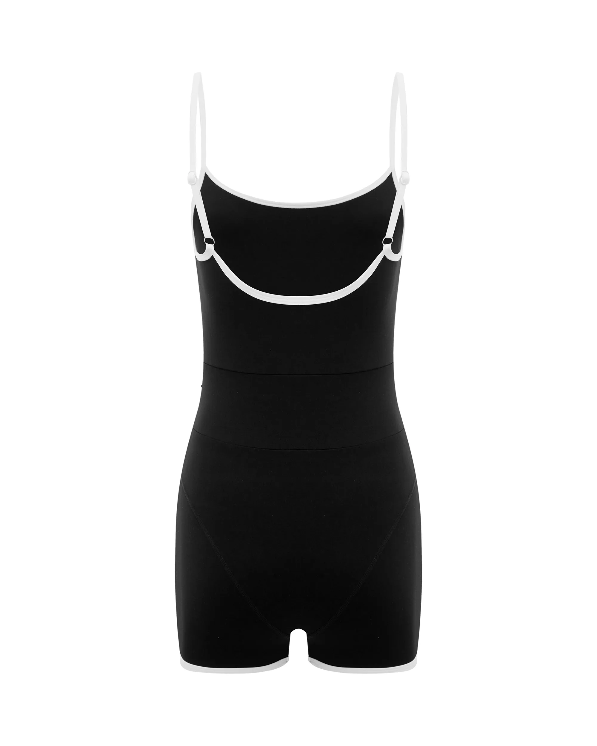 THE CONTOUR ULTRA ONESIE - BLACK   WHITE