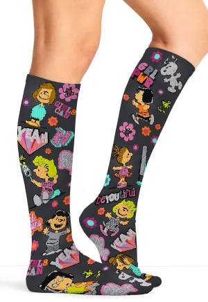 Tooniforms Comfort Support Knee High 8-15mmHg Compression Socks Girls Can
